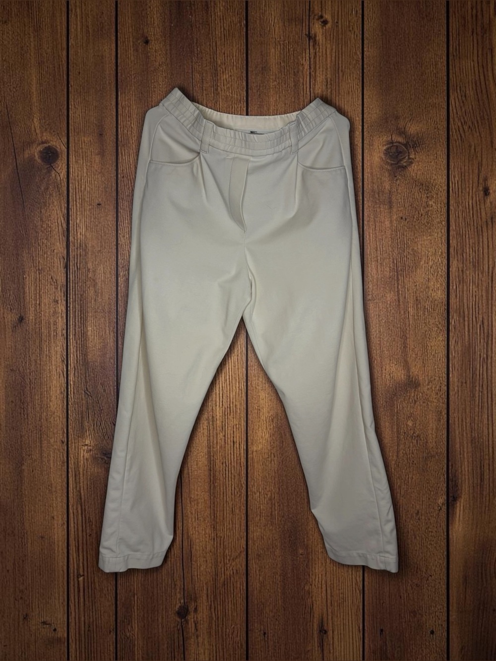 Brunello Cucinelli Cream Jogger-Style Track Pants